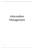 Summary -  Information Management (IFM)