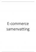 Summary -  E-commerce 2 (Econ2)