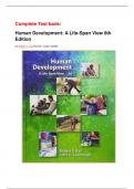 Complete Test bank: Human Development: A Life-Span View 8th Edition by Robert V. Kail (Author). Latest Update.