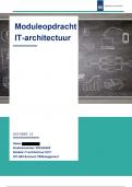 Moduleopdracht IT-architectuur. Cijfer: 9,7