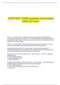  CDCR SGT. EXAM questions and answers latest top score.