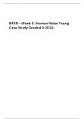 NR511 - Week 5 i Human Nolan Young Case Study Graded A 2024 
