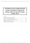 Test Bank for Lewis Medical-Surgical Nursing, 12th Edition by Mariann M. Harding, Jeffrey Kwong, Debra Hagler Chapter 46-50