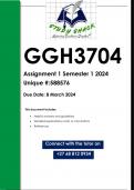 GGH3704 Assignment 1 (QUALITY ANSWERS) Semester 1 2024