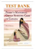 Test Bank for Maternal Child Nursing Care Canada 3rd Edition by Keenan Lindsay, 2024) | All Chapter 1-55 Covered ISBN: 9780323799027  | Complete Latest Guide A+