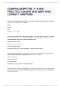 COMPTIA NETWORK (N10-008) PRACTICE EXAM #3 2024 WITH 100% CORRECT ANSWERS