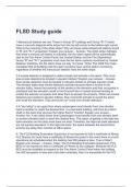 FLSD Study guide latest updated