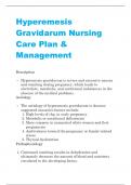 Hyperemesis Gravidarum Nursing Care Plan