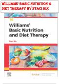 Williams' Basic Nutrition &  Diet Therapy BY STACI NIX testbank 9780323653763
