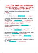 ADEX DSE EXAM 2024 QUESTIONS AND DETAILED CORRECT ANSWERS| A+ GRADE QUESTION BANK