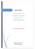 ADL2601 Assignment 01 Solutions Semester 1 2024