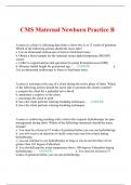 CMS Maternal Newborn Practice B