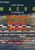 Instructor Solution Manual For Exploring Macroeconomics, 6th Edition Robert L. SextonColin C. KovacsPeter N. Fortura. ISBN 9781774747803, 1774747804