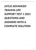 (ATLS) ADVANCED TRAUMA LIFE SUPPORT TEST 1 2024 QUESTIONS AND ANSWERS WITH A COMPLETE SOLUTION   A 22-year-old man is hypotensive and tachycardic after a shotgun wound to the left shoulder. His blood pressure is initially 80/40 mm Hg. After initial fluid 