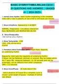 BASIC DYSRHYTHMIA-RELIAS EXAM | 29 QUESTIONS AND ANSWERS | GRADED A+ | 2024-2025