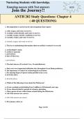 ANTH 202 Study Questions: Chapter 4 ( 40 QUESTIONS)Latest Updated A+ Guide Solution