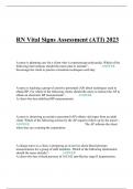 RN Vital Signs Assessment (ATI) 2023