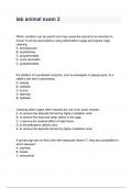 lab animal exam 2 questions and answers 