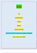 AQA AS MATHEMATICS 7356/2 Paper 2 Version: 1.0 Final  Question Paper & Mark scheme [MERGED] June 2023