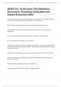 APES Ch. 14-25 exam The Definitive Document: Positively Evaluated and Expert-Endorsed 2024