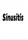 Sinusitis, paranasal sinus, classification, pathophysiology, diagnosis, treatment, antibiotic therapy,