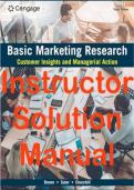 Instructor Solution Manual SM Basic Marketing Research 10e