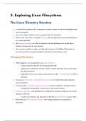 Summary Chapter 3 – Exploring Linux Filesystem