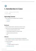 Introduction to Linux – Summary of Chapter 1 of Linux+ CompTIA