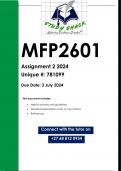 MFP2601 Assignment 2 (QUALITY ANSWERS) 2024