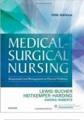 Medical-Surgical-Nursing-10th-Edition-Lewis-Test-Bank Chapter 01: Professional Nursing Practice Lewis: Medical-Surgical Nursing, 10th Edition MULTIPLE CHOICE 1. The nurse completes an admission database and explains that the plan of care and discharge goa