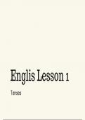 tenses in english