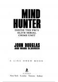 MTH 156 Mindhunter_ Inside the FBI's El - Douglas, John E