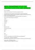 BDOC ENGINEERING STUDY SET 20242025 QUESTIONS AND ANSWERS.
