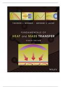 Solution Manual for Fundamentals of Heat and Mass Transfer, 8th Edition By Bergman, Lavine, Incropera, DeWitt (Wiley)