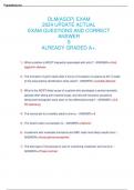 DLM(ASCP) EXAM 2024 UPDATE ACTUAL EXAM QUESTIONS AND CORRECT ANSWER S ALREADY GRADED A+