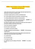 WFSM - Set B (Volume 2) Exam With Complet Questions and Answers 
