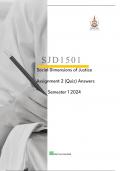 SJD1501 Assignment 02 Solutions Semester 1 2024