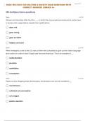 SOCS-185: |SOCS 185 CULTURE & SOCIETY QUESTIONS WITH 100% CORRECT ANSWERS | GRADED A+