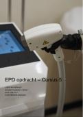Huidtherapie - Kwaliteit in beeld - Portfolio assessment en EPD - gehaald met een 7,3!