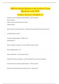 ABFAS boards (Rearfoot and forefoot) Exam Questions with 100% Correct Answers | Graded A+