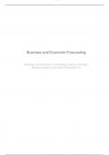 Test Bank for Business and Economic Forecasting Latest and Updated A+