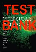 Test Bank for Molecular Cell Biology 8th Edition by Harvey Lodish, Arnold Berk, Chris A. Kaiser, Monty Krieger, Anthony Bretscher, Hidde Ploegh, Angelika Amon, Kelsey C. Martin. COMPLETE DOWNLOAD Chapters 2-24)