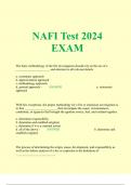 NAFI Test 2024 EXAM