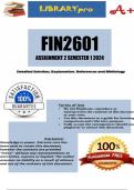 FIN2601 Assignment 2 (COMPLETE ANSWERS) Semester 1 2024 (696209) - DUE 29 April 2024