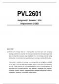 PVL2601 Assignment 2 Solutions Semester 1 2024