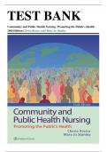 Test Bank for Community and Public Health Nursing: Promoting the Public's Health, 10th Edition (Rector, 2022), Chapter 1-30 + Pre-Lecture Quizzes | All Chapters