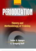 periodization theory and methodology of training 5th edition by tudor bompa g .gregory haff