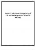 Introductory Maternity and Pediatric Nursing 5th Edition Hatfield Test Bank.pdf