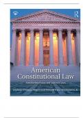 Test Bank For American Constitutional Law 17th Edition By Alpheus Thomas Mason Deceased
