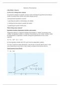 Summary -  Econometrics (MAN-BPRA203)